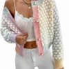 Sweaters | GORGLITTER Gorglitter Women'S Button Down Colorful Cardigan Sweater Long Sleeve Casual Knit Outwear