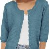 Sweaters | GRACE KARIN Grace Karin Women'S Button Down Vee Neck Long Sleeve Rib Knit Cardigan Sweaters