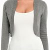 Sweaters | AmelieBoutik Amelieboutik Women Long Sleeve Light Knit Bolero Shrug Cardigan