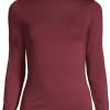 Sweaters | Lands' End Lands' End Women'S Lightweight Jersey Fitted Turtleneck