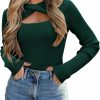 Sweaters | Zeagoo Zeagoo Sweaters For Women 2024 Knit Trendy Long Sleeve Lightweight Slim Fit Pullover Cutout Tops S-Xxl