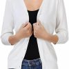 Sweaters | Leadingstar Women'S 3/4 Sleeve Button Down Sweater Cardigan