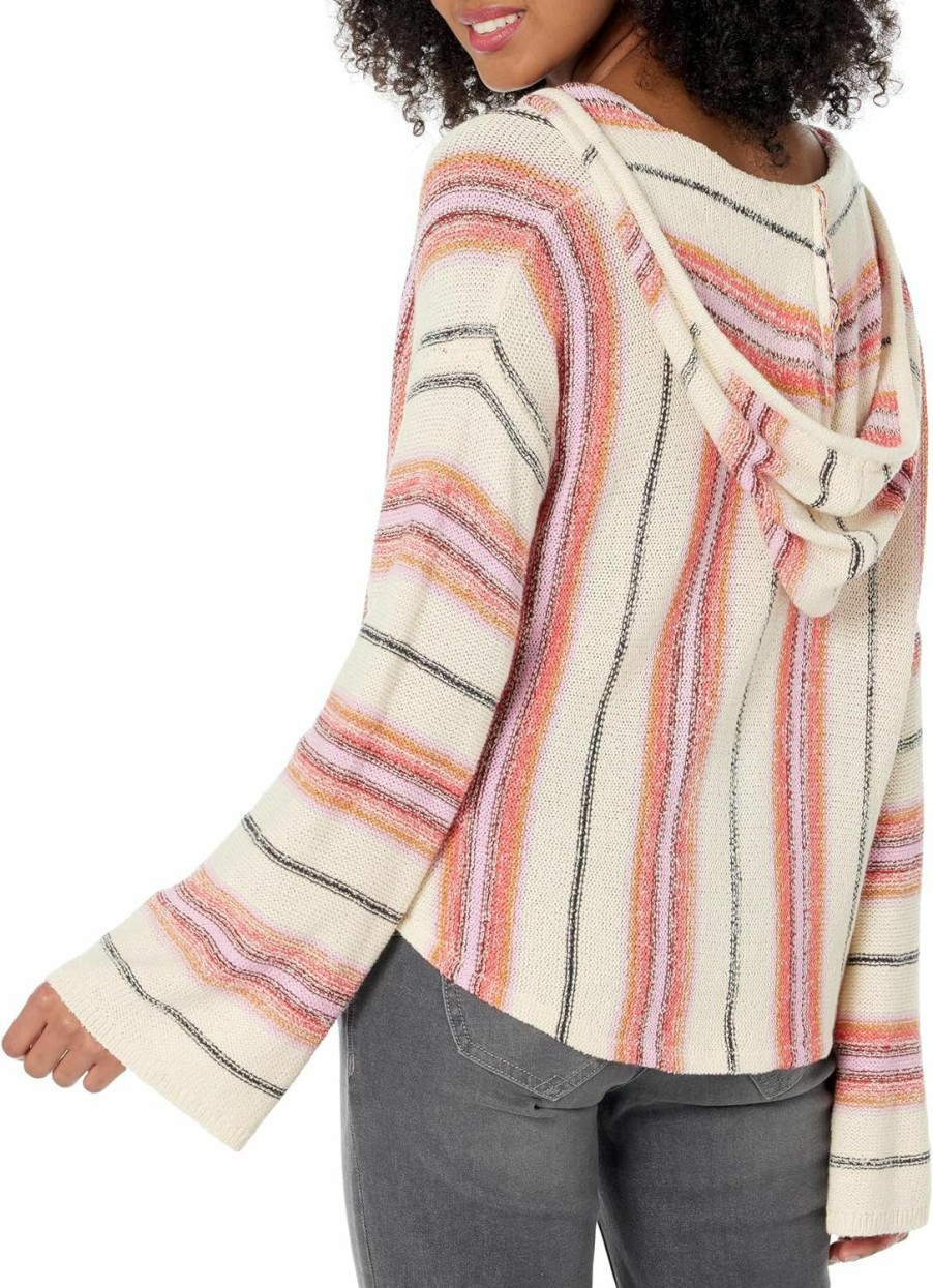 Sweaters | Billabong Billabong Women'S Bonfire Hooded Baja Pullover Sweater