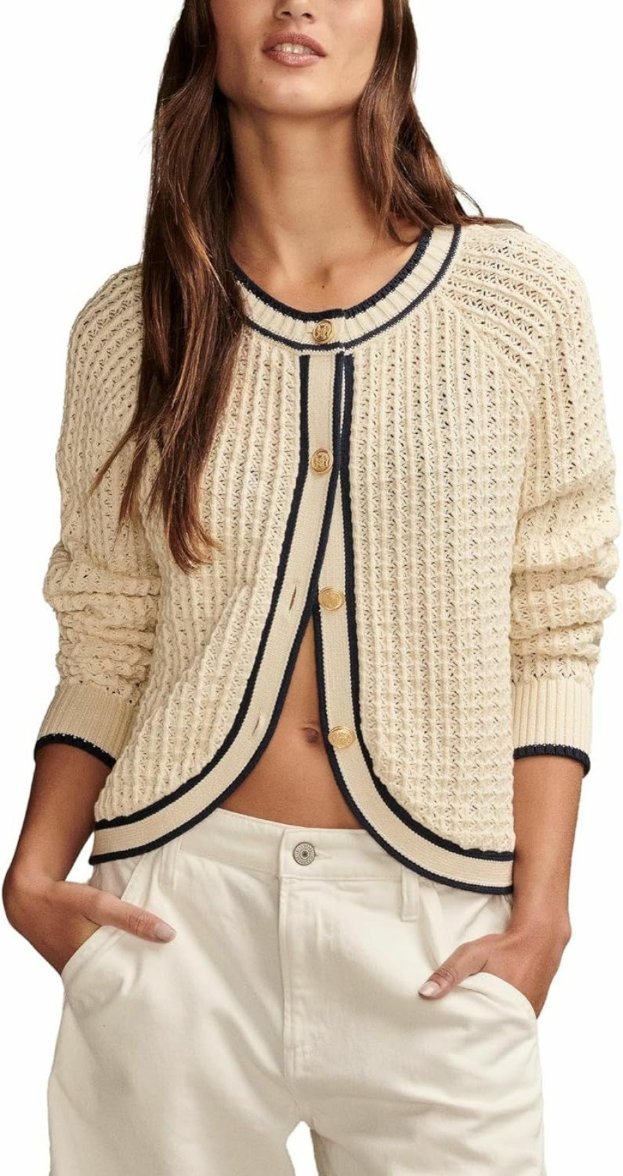 Sweaters | Lucky Brand Lucky Brand Women'S Button Front Sweater Jacket