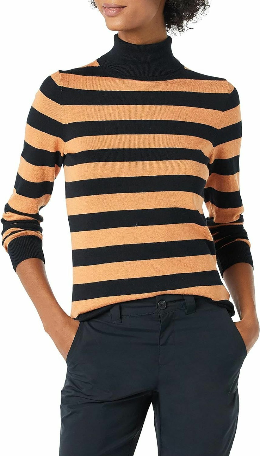 Sweaters | Amazon Essentials Amazon Essentials Women'S Classic-Fit Lightweight Long-Sleeve Turtleneck Sweater (Available In Plus Size)