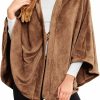 Sweaters | Ekouaer Ekouaer Flannel Faux Poncho For Women Lightweigh Blanket Warm Tv Shawl Winter Coat Sweater Cape