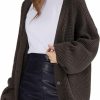 Sweaters | QUALFORT Qualfort Women'S Cardigan Sweater 100% Cotton Button-Down Long Sleeve Oversized Knit Cardigans