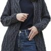 Sweaters | Aran Woollen Mills Ladies Irish Zipper Wool Cardigan