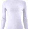 Sweaters | AUHEGN Auhegn Women'S Long Sleeve Lightweight Turtleneck Top Pullover Casual Active Layer Tops Shirts