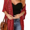 Sweaters | Sidefeel Sidefeel Women'S Open Front Knit Sheer Cardigans Summer Boho Lightweight Kimono Cover Ups