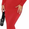 Sweaters | REORIA Reoria Womens Sexy 2 Piece Outfits Long Sleeve Bolero Shrug Going Out Strapless Fashion Maxi Dress Bodycon Matching Sets