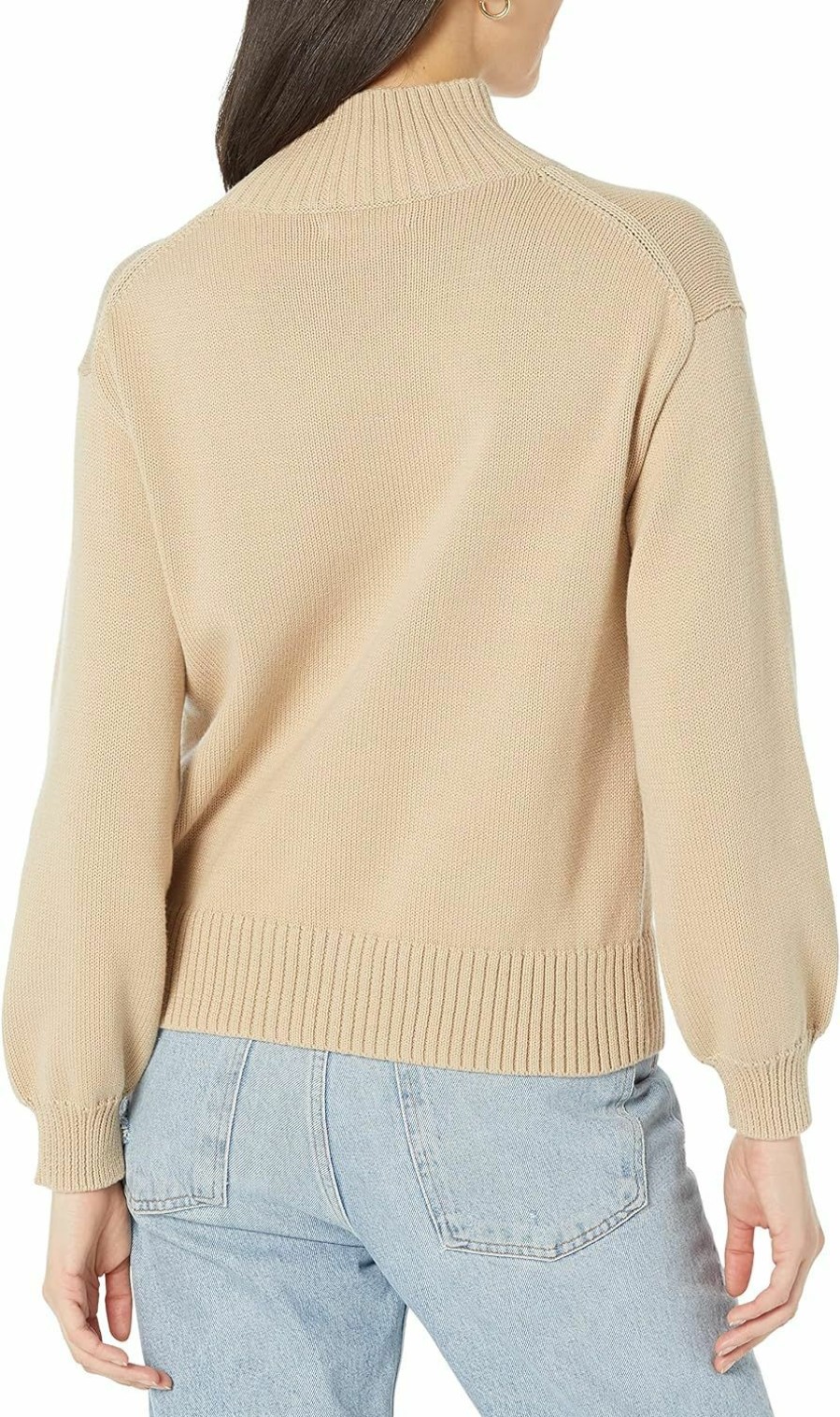 Sweaters | Amazon Essentials Amazon Essentials Women'S Cotton Funnel-Neck Sweater (Available In Plus Size)