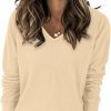 Sweaters | Bosmeer Womens Pullover Sweaters V Neck Lightweight Tunic Tops Fall Fashion 2023