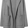 Sweaters | Yvette Yvette Long Coatigan Jackets Women Xs-2Xl Cardigan Sweater Coat Oversized Open Front Knit Blazer Jacket Trendy