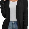 Sweaters | OmicGot Omicgot Women'S Long Sleeve Open Front Chunky Cable Knit Loose Cardigan Sweater