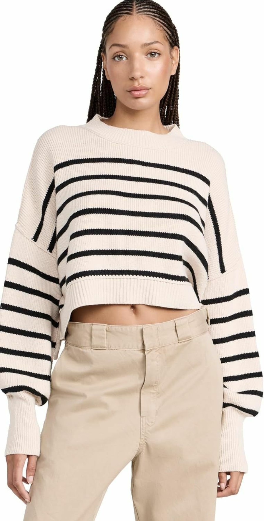 Sweaters | FP Movement Fp Movement Women'S Stripe Easy Street Crop Pullover