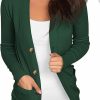 Sweaters | VERABENDI Women Long Sleeve Snaps Button Down V Neck Cute Knit Sweater Cardigan