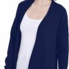 Sweaters | Cashmeren Lightweight Open Front Cardigan 100% Pure Cashmere Long Sleeve Sweater For Women