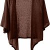 Sweaters | Shiyifa Shiyifa Women'S Shrugs 3/4 Sleeve Open Front Cardigan Lightweight Tie Front Bolero Shrug