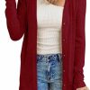 Sweaters | Ladlop Ladlop Womens Lightweight Open Front Cardigan Casual Long Sleeve Button Down Loose Fall Cardigans