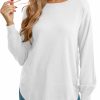 Sweaters | GRECERELLE Grecerelle Womens Long Sleeve Lightweight Crewneck Sweater Tops Casual Soft Knit Pullover Jumper