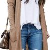 Sweaters | RichCoco Women'S Button Down Cardigan Long Sleeve Tops Shirts Outwear Solid Knit Ribbed Open Front Cardigan Sweaters