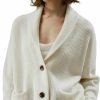 Sweaters | LilySilk Lilysilk Womens Oversized Cardigan Drop-Shoulder Premium Wool Cashmere Fall Pullover Sweater Causal Loungewear