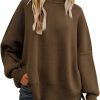 Sweaters | EFAN Efan Women'S Oversized Sweaters 2023 Fall Crewneck Batwing Sleeve Pullover Sweaters