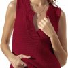 Sweaters | Saodimallsu Saodimallsu Womens Sleeveless Sweater Vest Lightweight V Neck Spring Sweater Tank Tops Casual Knit Tunic Cami Shirts