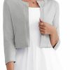 Sweaters | OmicGot Omicgot Women'S 3/4 Sleeve Open Front Knit Cropped Bolero Shrug Cardigan Sweater For Women S-Xl