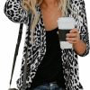 Sweaters | QegarTop Women Lightweight Cardigan Leopard Printed Button Down Cardigans Shirt W Pockets(S-2Xl)