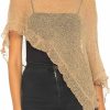 Sweaters | SHU-SHI Shu-Shi Womens Sheer Poncho Shrug Lightweight Knit Ruffle Pullover Sweater Top