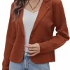 Sweaters | GRACE KARIN Grace Karin Women Sweater Blazer Casual Work Croppped Cardigan Lightweight Button Front Short Knit Blazer Jacket S-Xxl