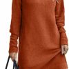 Sweaters | KYLASIEN Kylasien Women Turtleneck Sweater Dress Casual Long Sleeve Loose Oversized Pullover Knitted Tunic Sweaters