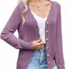 Sweaters | GRACE KARIN Grace Karin Cardigan Sweaters For Women Open Front Long Sleeve Button Down Knit V Neck Crochet Comfy Casual Lightweight